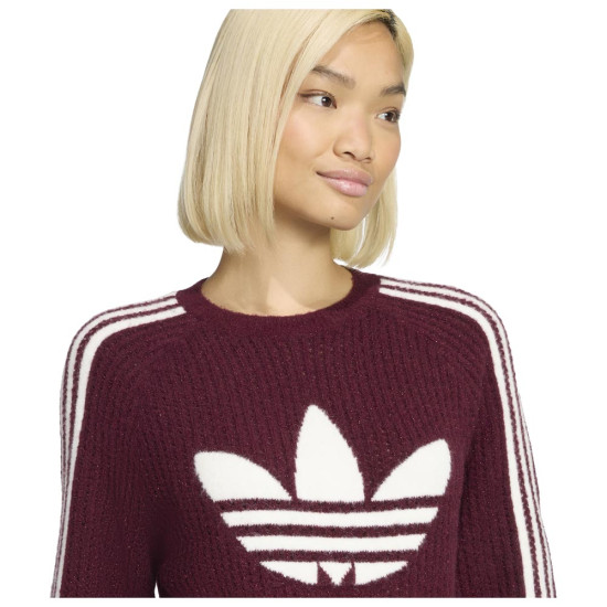 Adidas Γυναικεία πλεκτή μπλούζα Lurex Knit Crew
